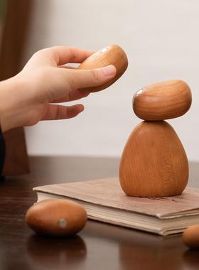 莫生气XDCS-009情奇绪定神器古怪的房间装饰平稳衡石小摆件轻奢稀