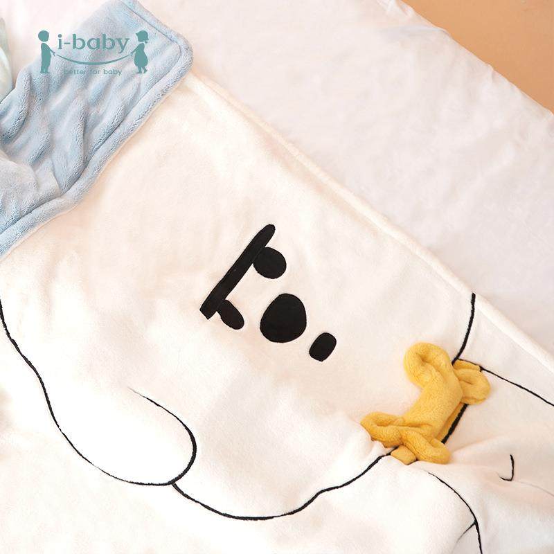 ibabyNF抗静电绒类双面毯宝宝幼儿园午休毯被子春秋冬婴儿盖毯,淘宝优惠券,粉丝福利购,淘宝优惠卷