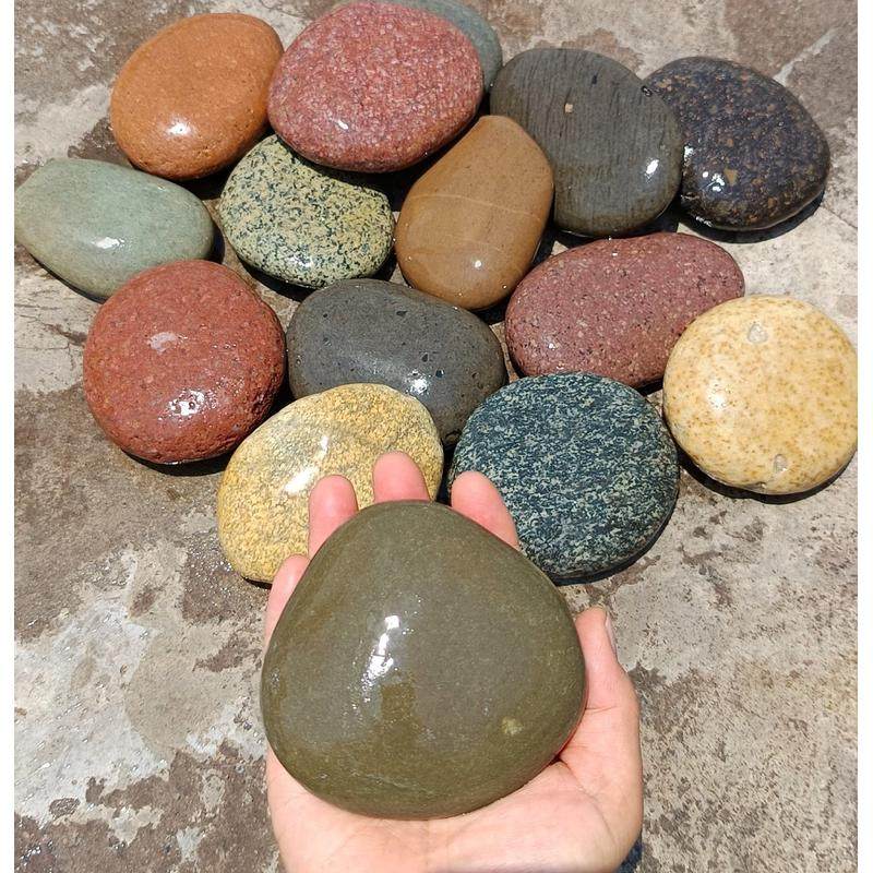 天然乌龟晒台高水位爬台鱼缸造景装饰石头五彩石子爬坡垫脚石头,淘宝优惠券,粉丝福利购,淘宝优惠卷