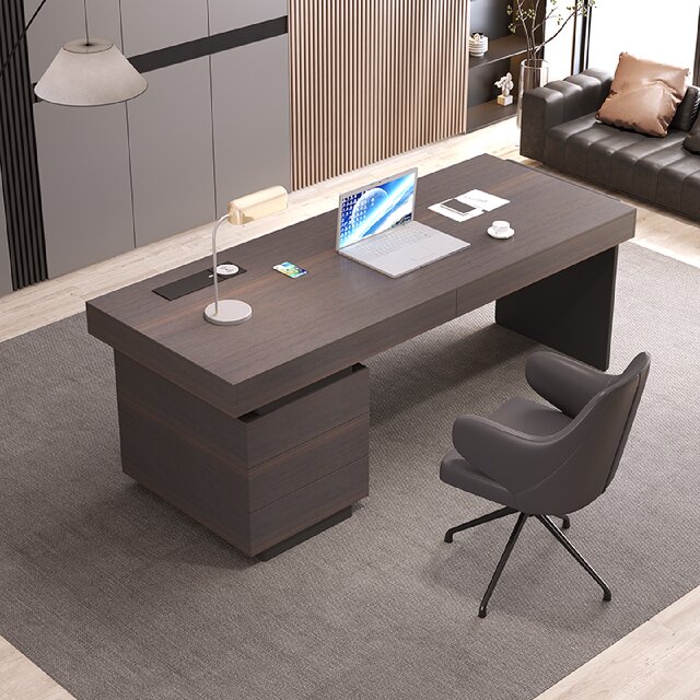 0J Italian light luxury desk modern minimalist office desk home study simple computer desk new style writing