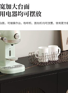 餐边柜斗柜多功能茶水柜客厅轻奢家用厨房收纳储物柜子吧台柜一体