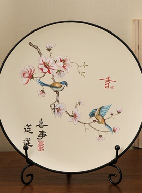 新中式古装国风玄关客厅电视柜茶室摆件花瓶新家家居装饰品三件套