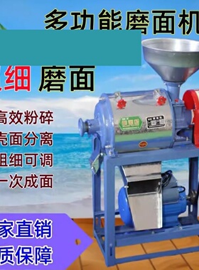 干湿两用玉米捣碎器家用磨粉机自动精米碾米机大米黄豆磨浆磨面机