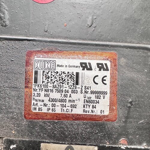 KUKA库卡伺服电机1FK61009AZ911ZZ9Z-议价 - 图0