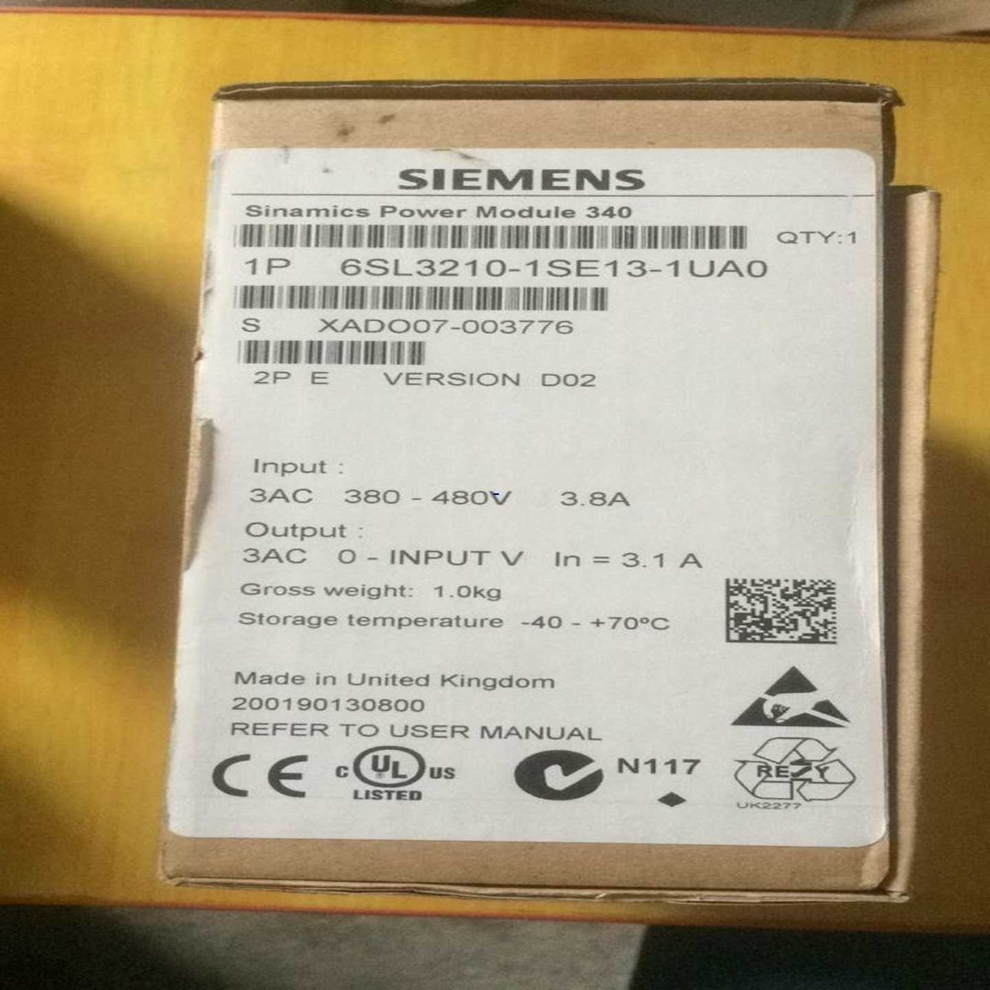 【议价】伺服驱动器电源模块6SN1146-1BB01-0适用 - 图0