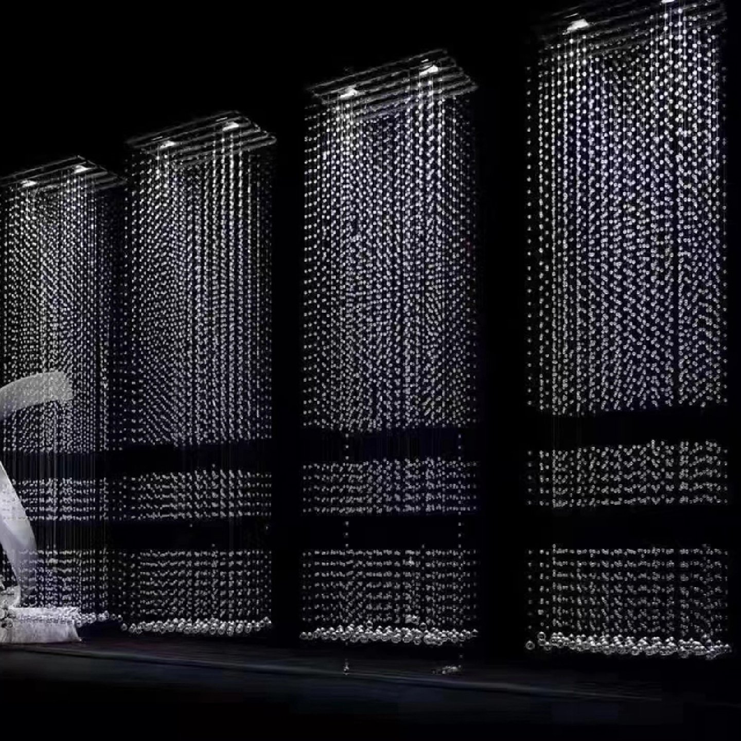 镂空分段水晶菠萝珠帘珠串婚礼用品吊顶线帘舞台背景装饰婚庆道具,淘宝优惠券,粉丝福利购,淘宝优惠卷