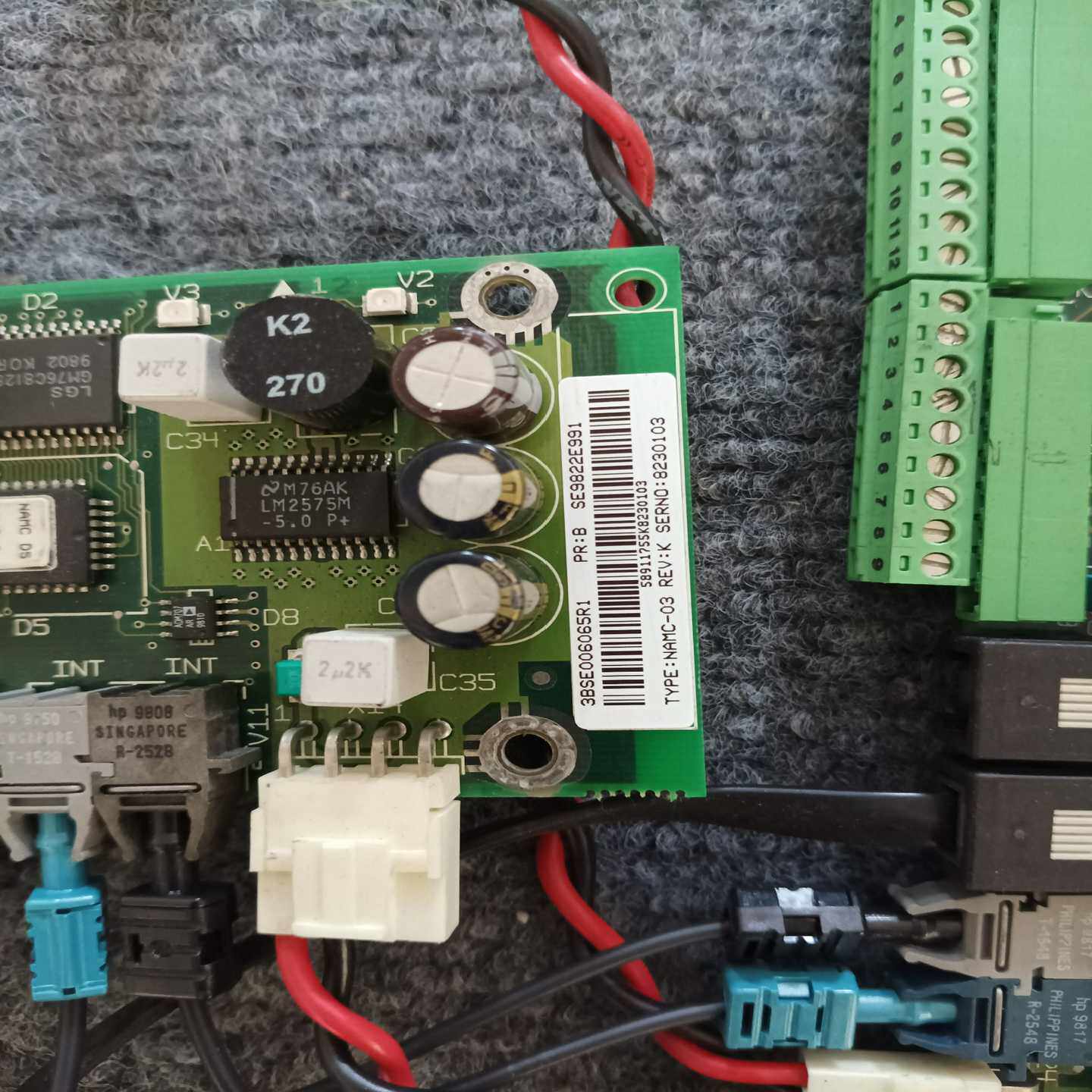 拆机ABB主板NAMC-03，NIOC-01，成色如图，需要--议价商品 - 图0