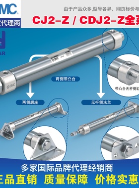 SMC气缸C系列摆动气缸CP96SB125-250双轴摆动缸CM2U40-50Z