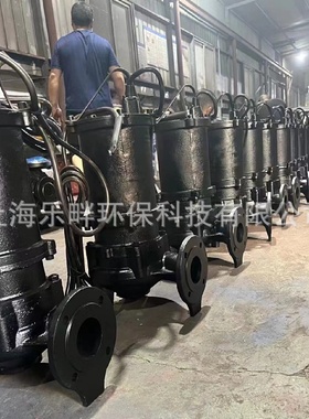 上海连成水泵潜水排污泵WQ型工业污水泵380v大功率三相提升泵