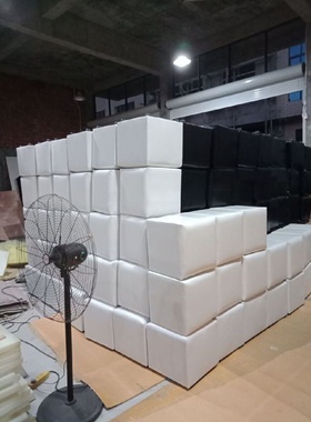 KTV矮墩凳子会展吐司凳活动方凳白色婚庆沙发皮凳走秀长条凳