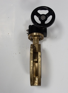 天津全铜U型蝶阀UD341X-10铝青铜电动蝶阀水阀软密封法兰对夹蝶阀