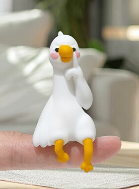 电脑趴趴桌面小摆件办公室工位情绪稳定神器汽车中控台显示器装饰