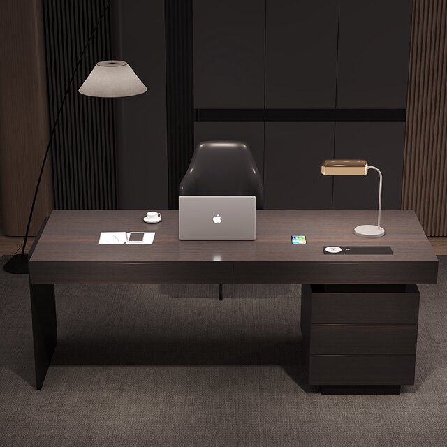 0J Italian light luxury desk modern minimalist office desk home study simple computer desk new style writing