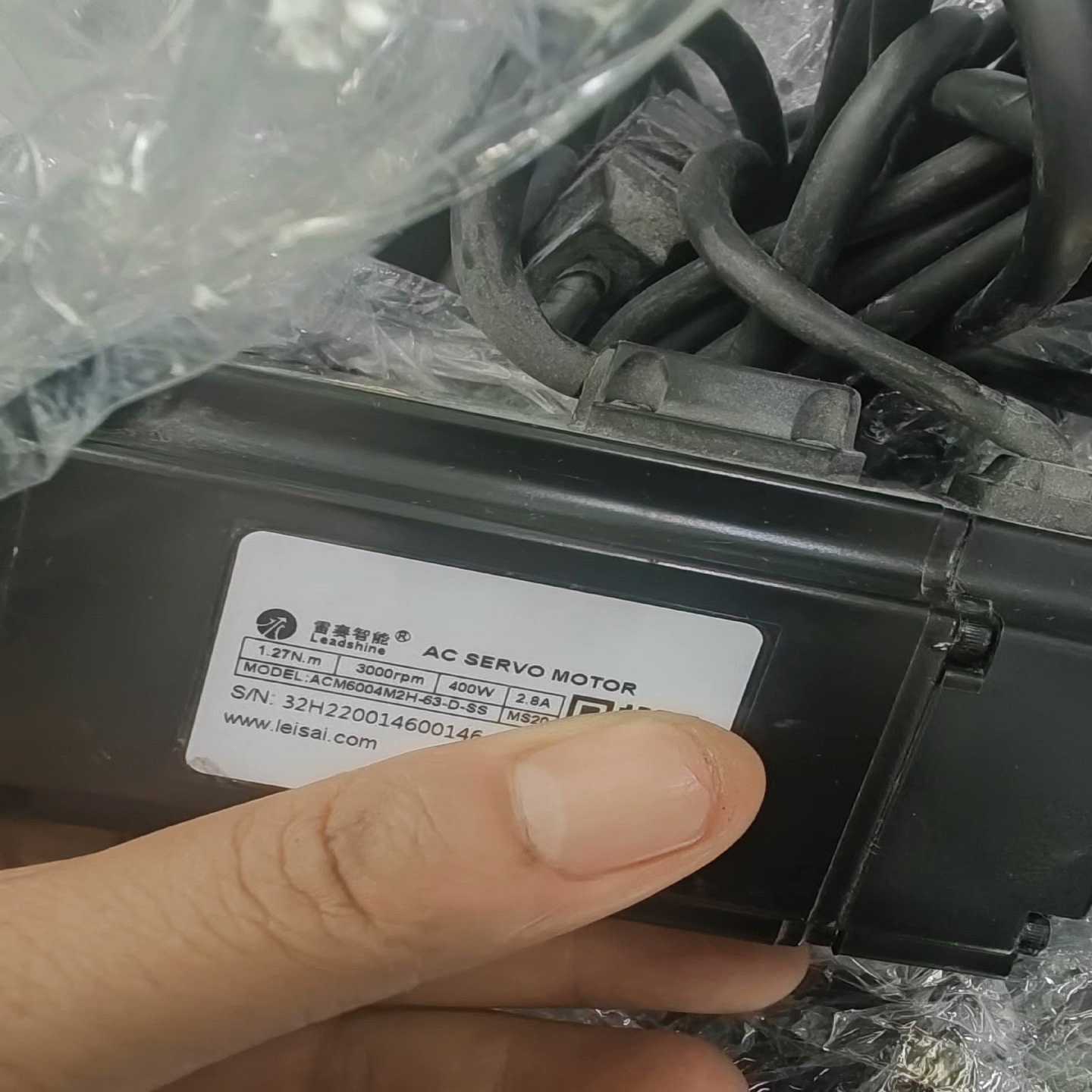 雷塞400W伺服电机总线型，驱动L7EC-400，电机ACM一议价商品 - 图3