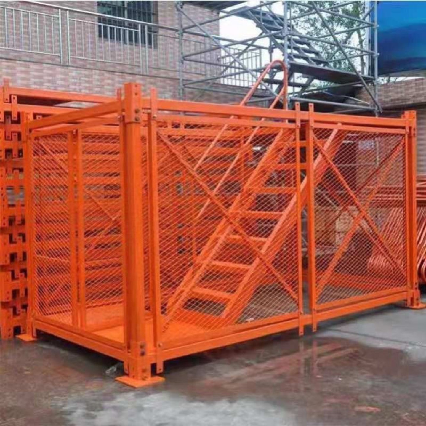桥梁施工基坑高墩建筑施工笼梯笼式爬梯箱式爬梯带防护网安全爬梯,淘宝优惠券,粉丝福利购,淘宝优惠卷