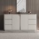 Italian minimalist sideboard modern light luxury large capacity cabinet light luxury storage cabinet living room wall floor storage cabinet