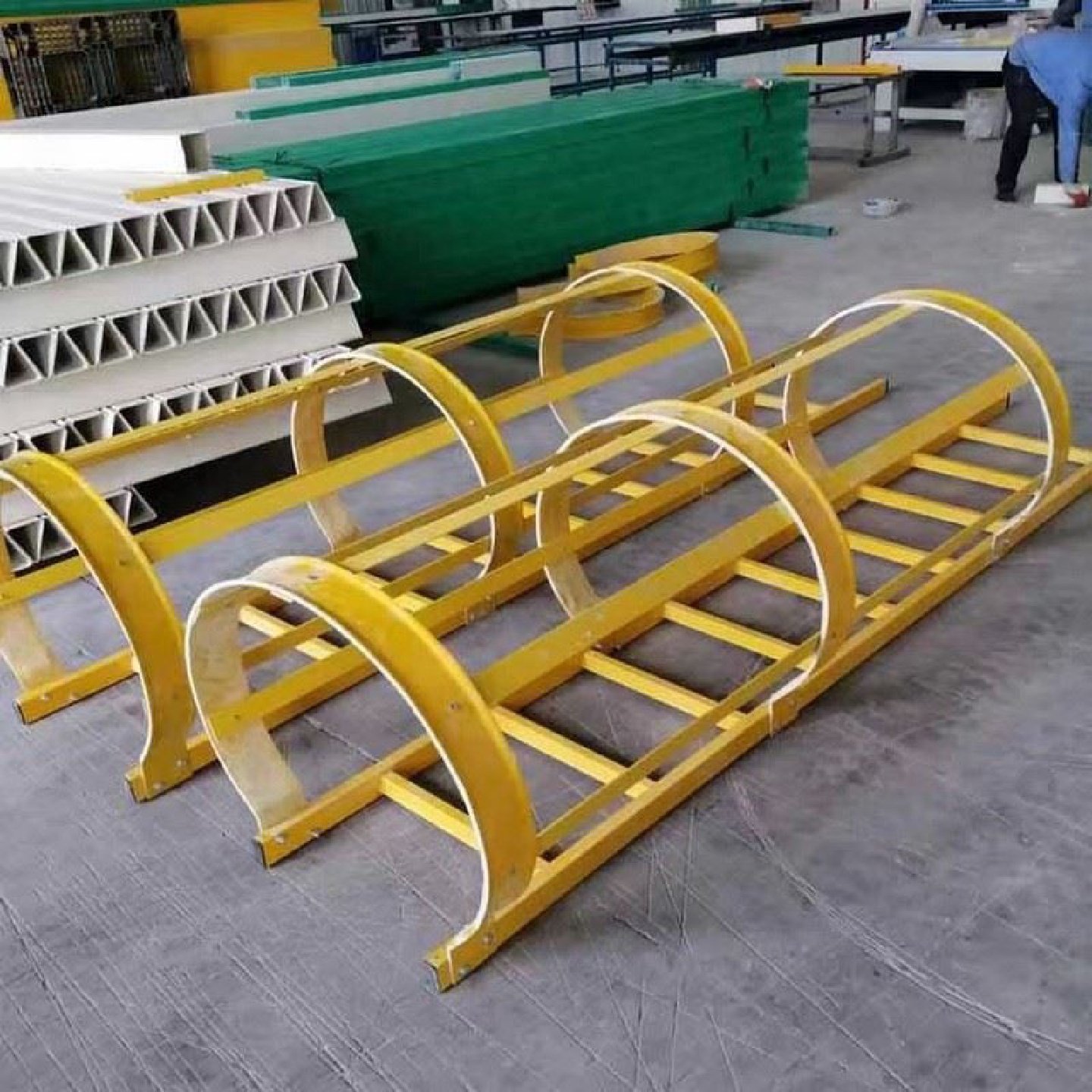 玻璃钢方管FRP铁镀锌电力工程绝缘防腐安全登高人字爬梯护笼平台,淘宝优惠券,粉丝福利购,淘宝优惠卷