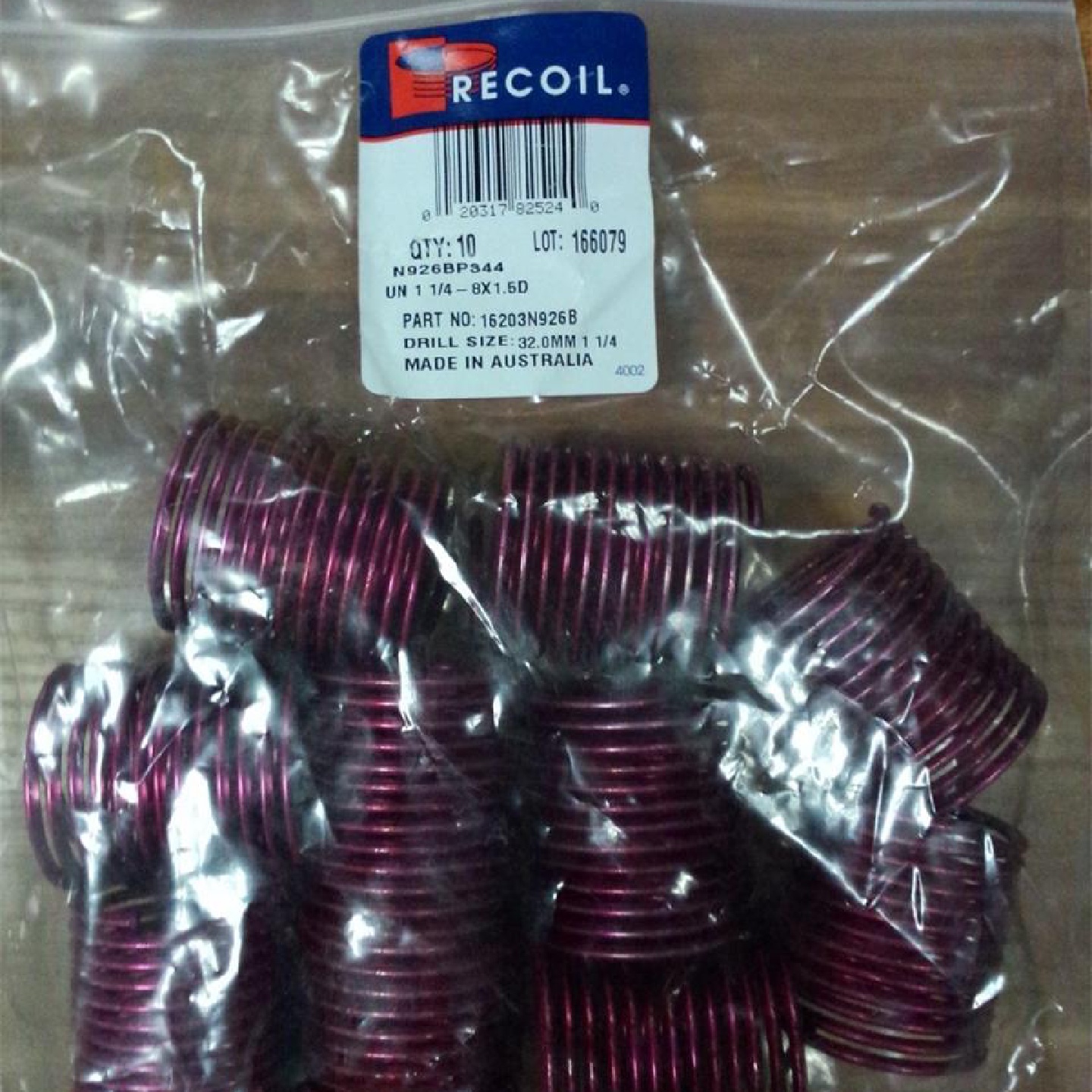 45255Recoil直槽丝锥ST2.50.45通孔用高速钢螺纹套丝锥 - 图3