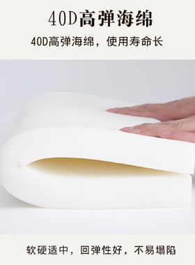 简约纯色通用久坐新中式纯色棉麻太师椅坐垫抱枕海绵坐垫圈椅座垫