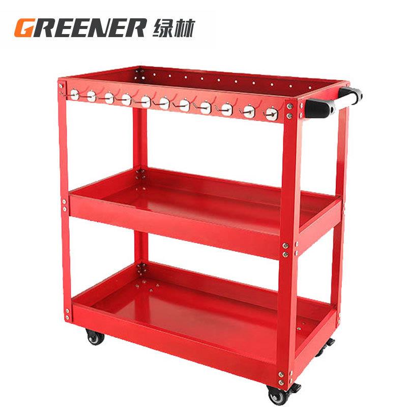 绿林工具车小推车多功能手推箱维修置物收纳架子层移动柜汽修车间 - 图3