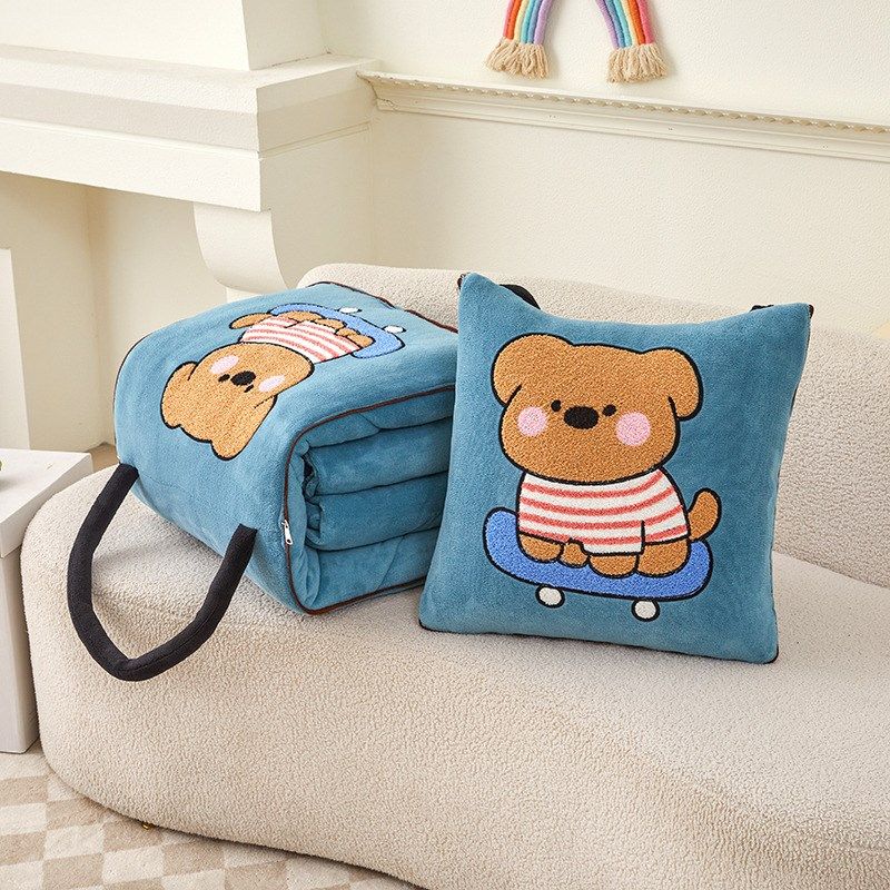 多功能抱枕被子两用办公室午睡枕头毯子二合一折叠汽车载靠垫加厚,淘宝优惠券,粉丝福利购,淘宝优惠卷