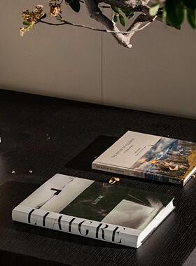 现代装饰英文真书可翻阅样板房别墅样品屋展示中心办公室书房书籍