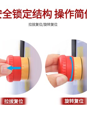 和泉急停开关按钮YW1B-V4E01R大蘑菇头紧急停止带灯常闭红色22mm
