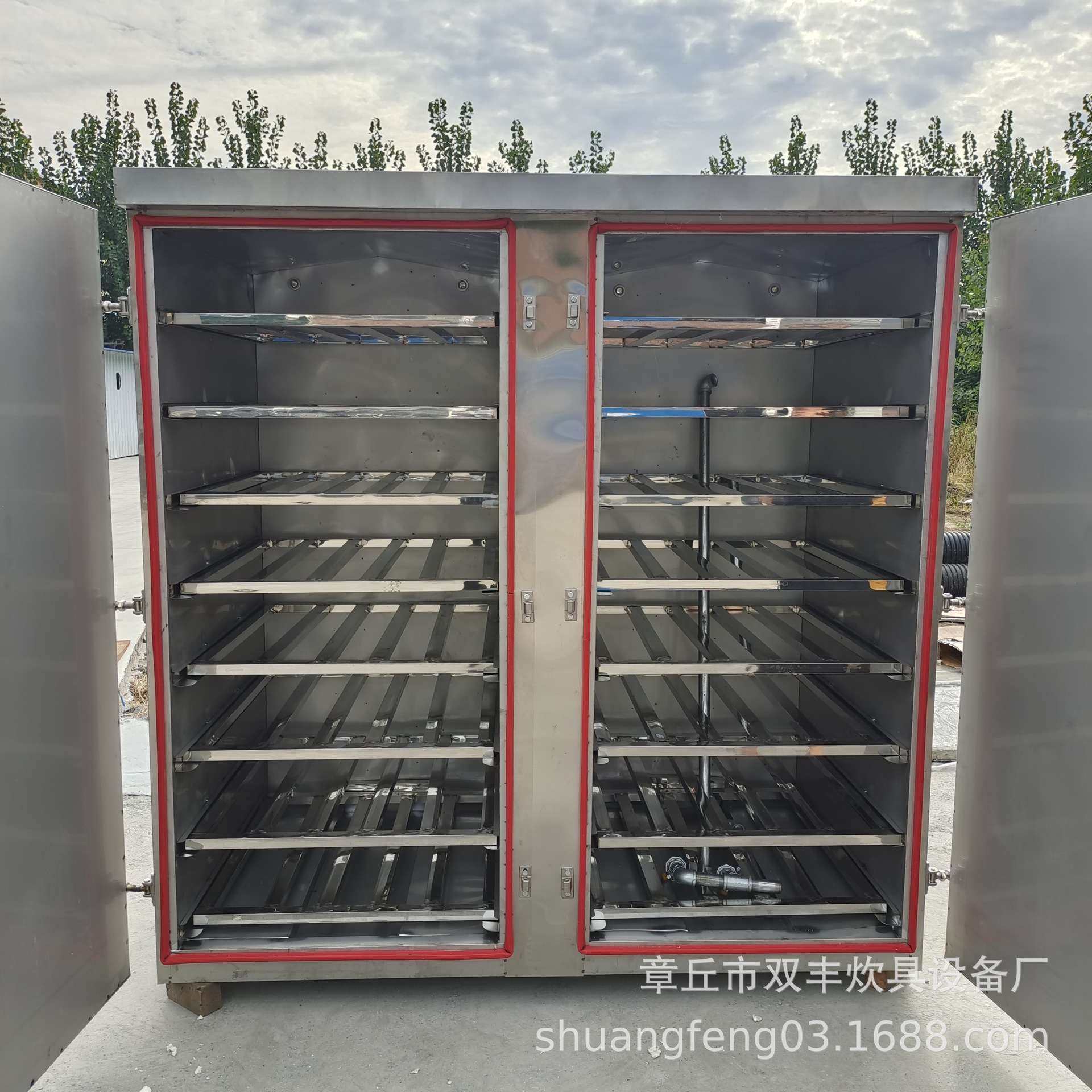 不锈钢面食蒸煮设备 大米蒸饭车 不锈钢蒸房 蒸房厂家 馒头蒸房,淘宝优惠券,粉丝福利购,淘宝优惠卷