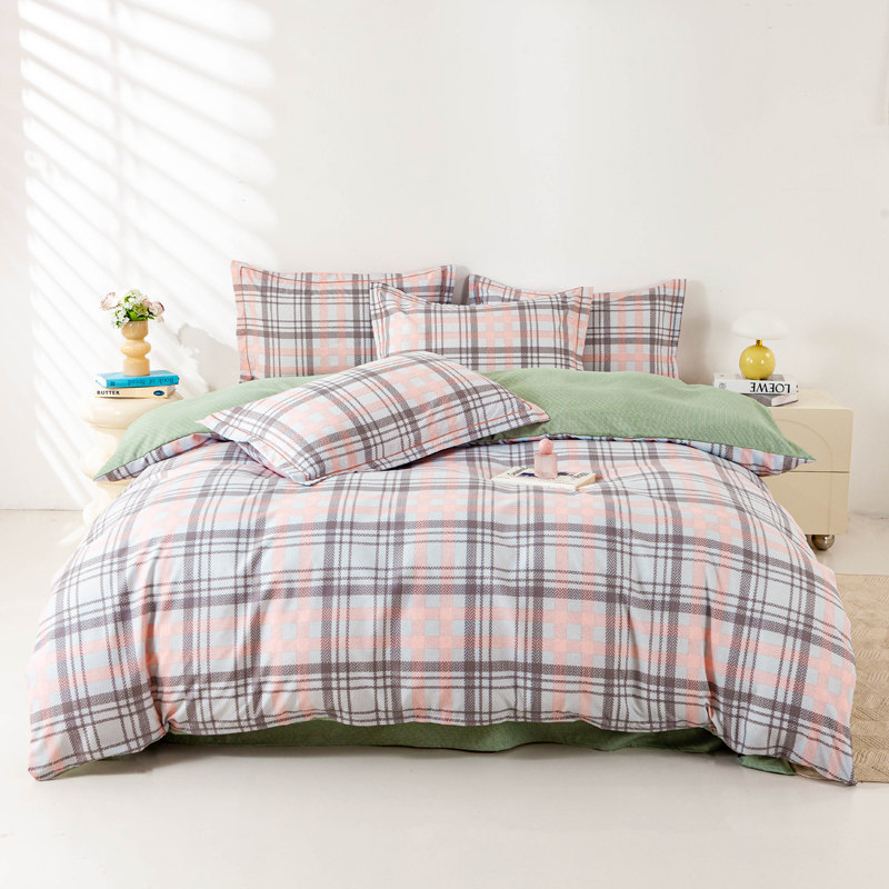 猫猫 清新云朵糯糯棉亲肤四件套床单被套