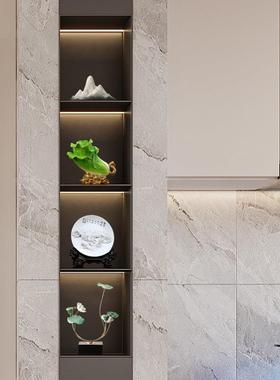 办公室书柜摆件轻奢高档客厅样板间电视柜酒柜全屋定制展厅装饰品