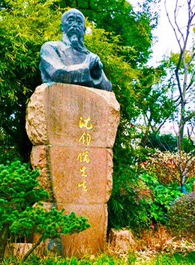 玻璃钢仿铜名人胸像 真人像雕塑 广场公园铸铜沈钧儒肖像可定制