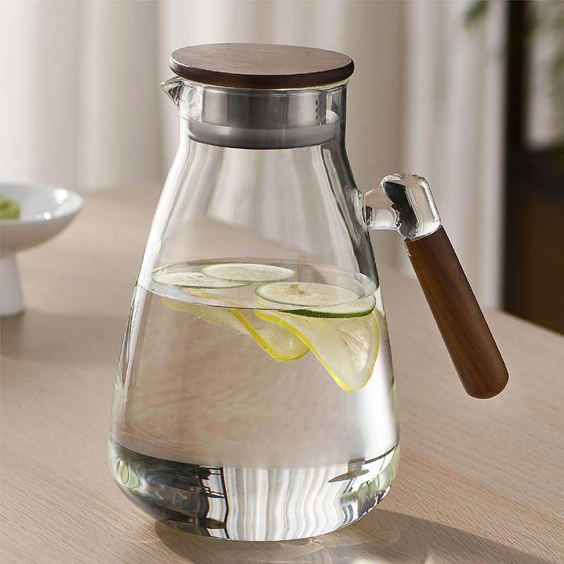 夏季冷水壶凉杯耐高温家用凉白开 水壶玻璃茶壶泡茶大容量冷泡冷,淘宝优惠券,粉丝福利购,淘宝优惠卷