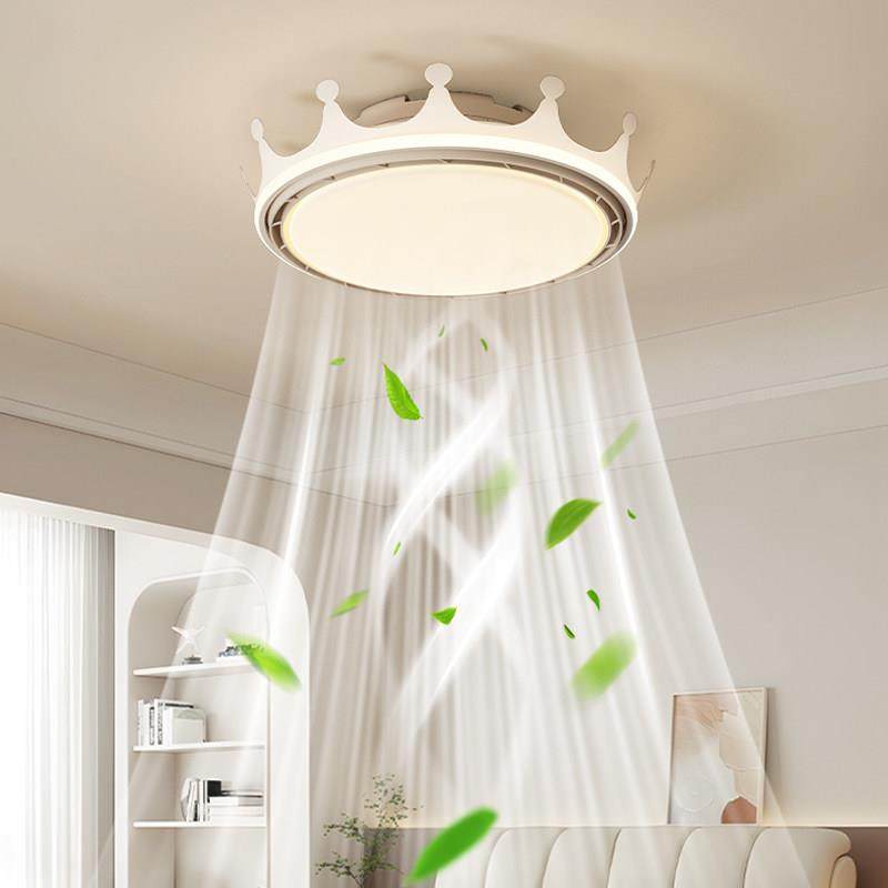 2025年新款无叶吊扇灯儿童房led护眼卧室隐形吸顶主卧一体吊扇灯,淘宝优惠券,粉丝福利购,淘宝优惠卷