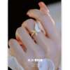 Super fairy niche design mother shell butterfly ring for women 2025 new exquisite high-end temperament adjustable index finger ring