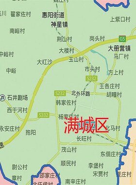 2021新款保定市地图贴图办公室挂图高清防M水墙壁贴超大装饰画定