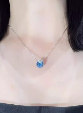 水晶女耳环贝拉项链V百搭锁骨连