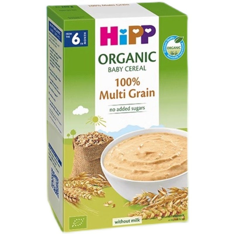 喜宝HiPP 港版婴幼儿辅食有机米粉5种谷物米糊200g 原装进口 - 图3