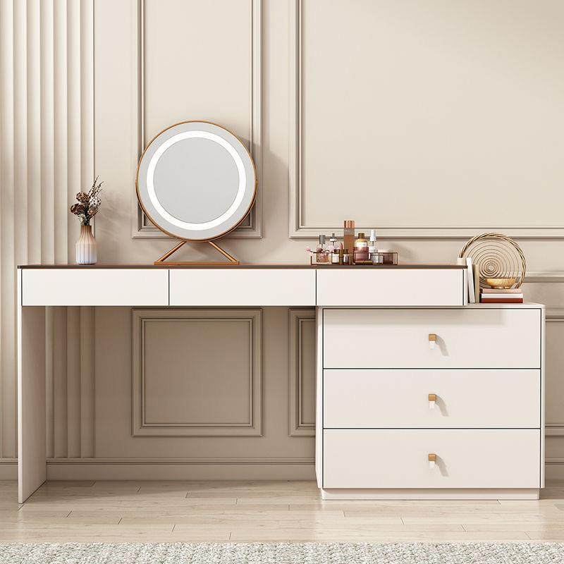 梳妆台卧室轻奢斗柜一体奶油风化妆桌小户型梳妆台现代简约梳妆柜,淘宝优惠券,粉丝福利购,淘宝优惠卷