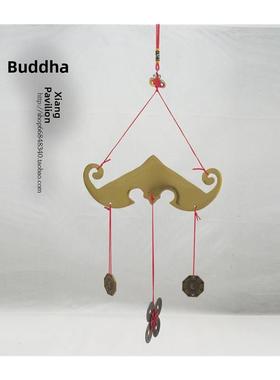 瑞祥佛具纯铜福鼠吊金钱铜