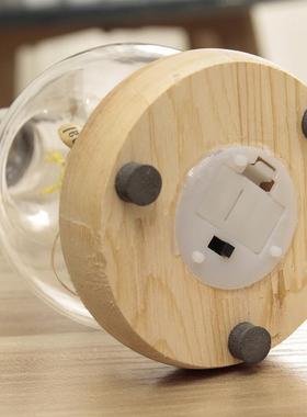 创意发光灯泡一束花闪光灯