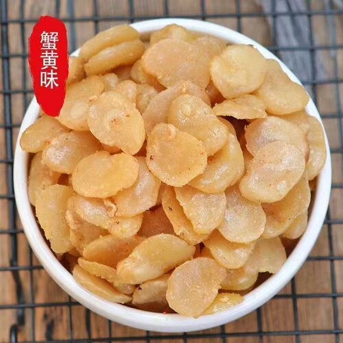 【净重袋装】蚕豆瓣去皮核桃兰花豆香辣味蟹黄味坚果炒豆豆瓣批发 - 图2