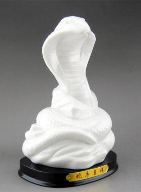 陶瓷创意12鼠牛虎蛇狗生肖玄关办公桌工艺品装饰品桌面装饰摆件