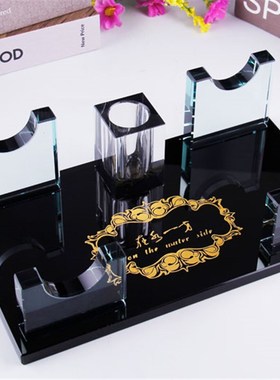 水晶无线话筒台式架桌面ktv家用麦架麦克风支架咪唑玻璃座包邮