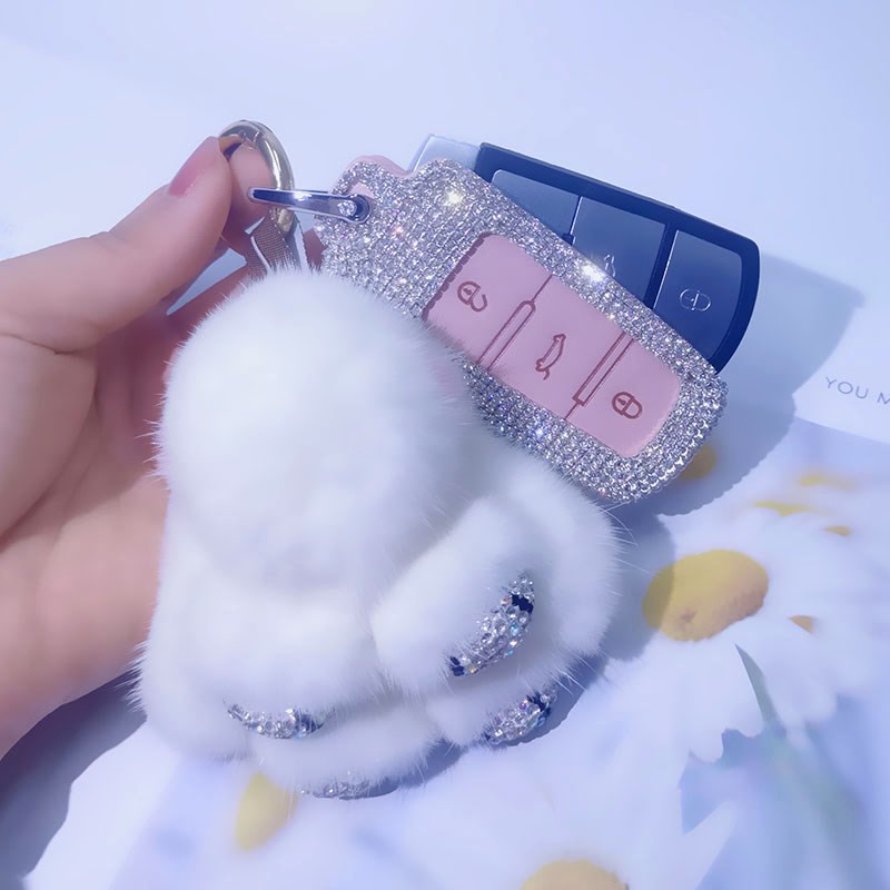 适用07款-16款大众CC钥匙套老款迈腾汽车遥控器插入式钥匙包扣女 - 图1