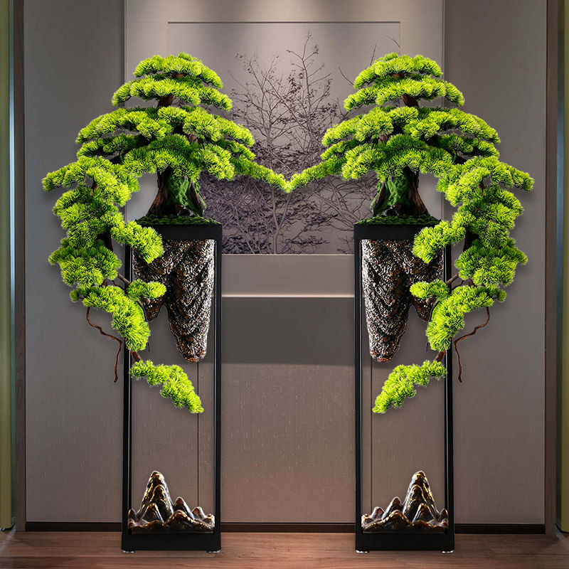 仿真植物大型落地摆件客厅过道别墅酒店装饰品绿植盆景盆栽迎客松,淘宝优惠券,粉丝福利购,淘宝优惠卷