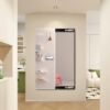 Metal perforated plate push-pull h mirror invisible dressing mirror full-body mirror can block wall-mounted entrance mirror bedroom fitting