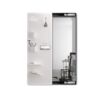 Metal perforated plate push-pull h mirror invisible dressing mirror full-body mirror can block wall-mounted entrance mirror bedroom fitting