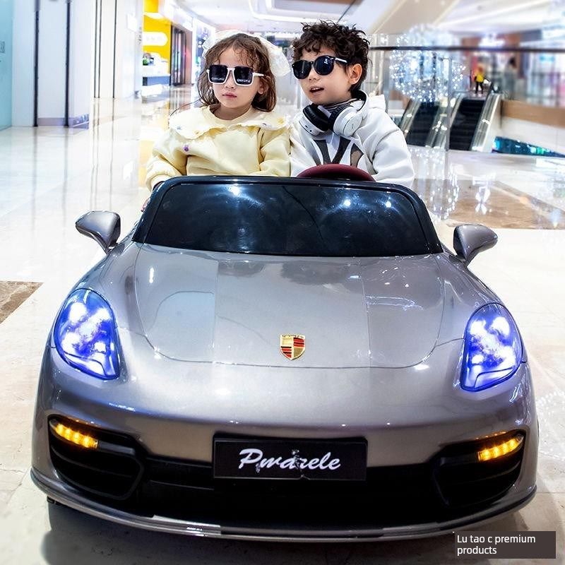 儿童电动车可坐大人男女小孩玩具车跑车双人双座超大号童车可充电,淘宝优惠券,粉丝福利购,淘宝优惠卷