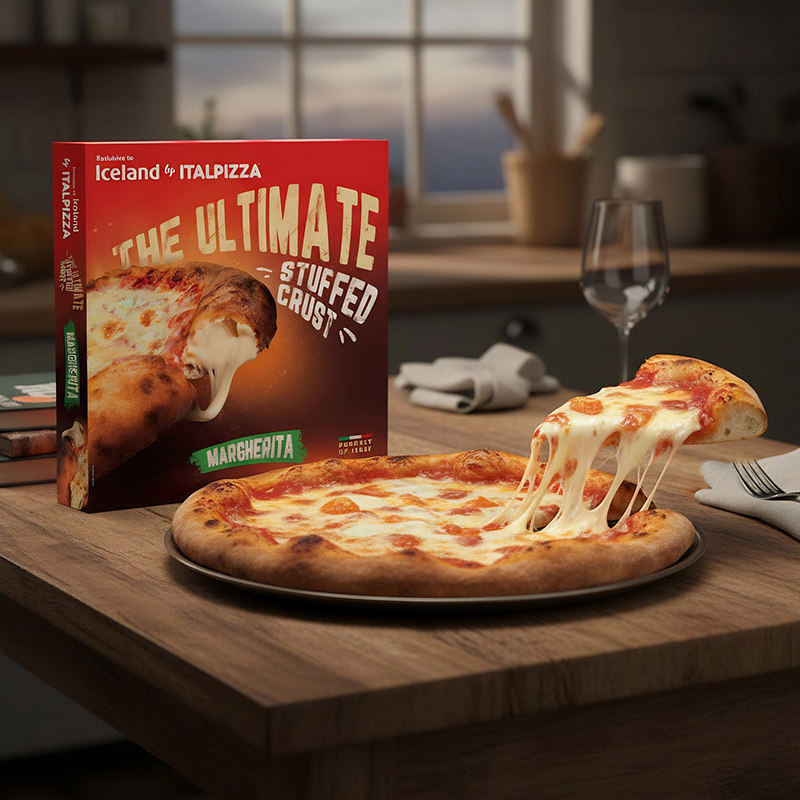 ICELAND埃丝蓝披萨半成品加热即食儿童早餐奢华玛格丽特
