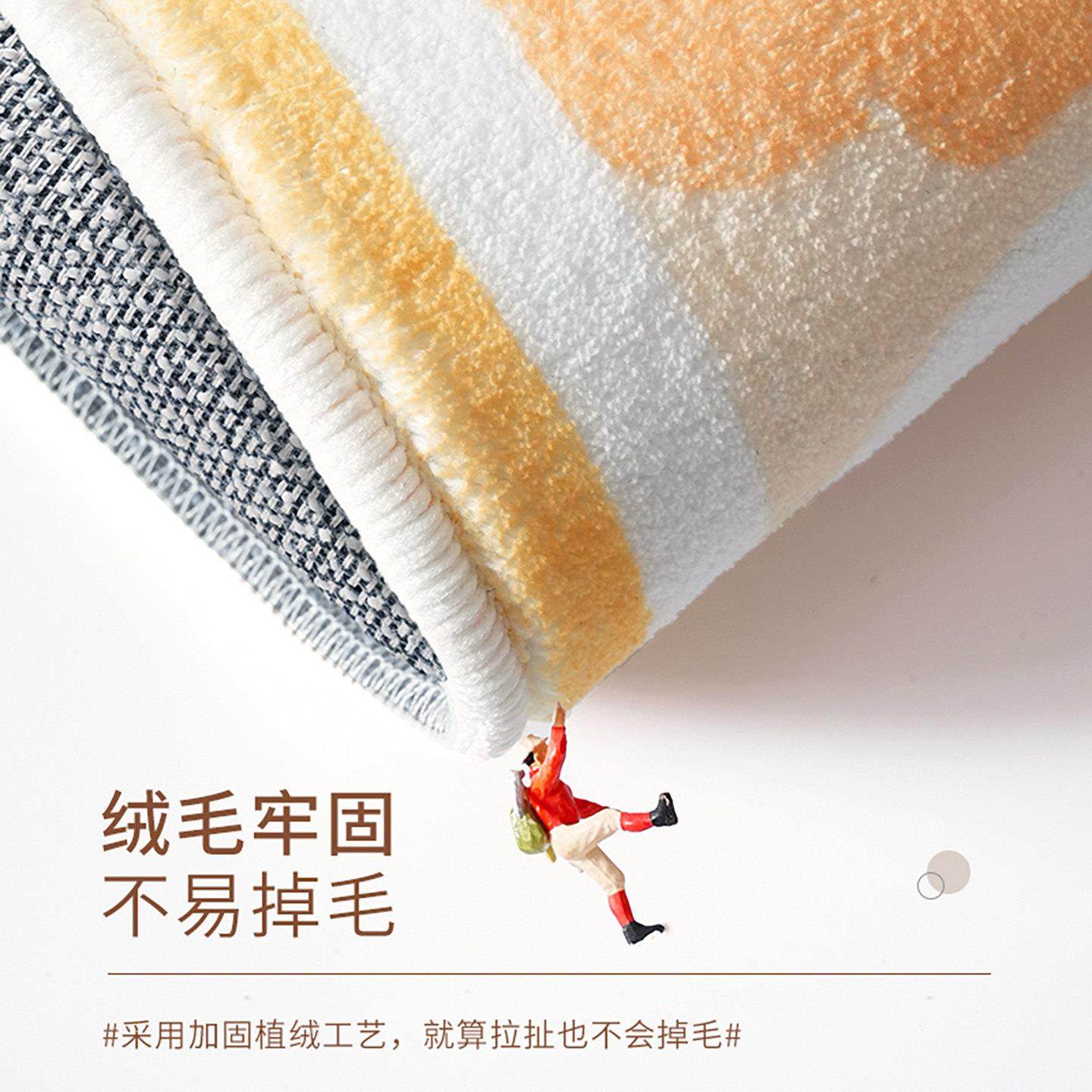 新款星星人床边地毯025厅茶免几毯卧室地垫家2用洗隔音客飘MY9565,淘宝优惠券,粉丝福利购,淘宝优惠卷